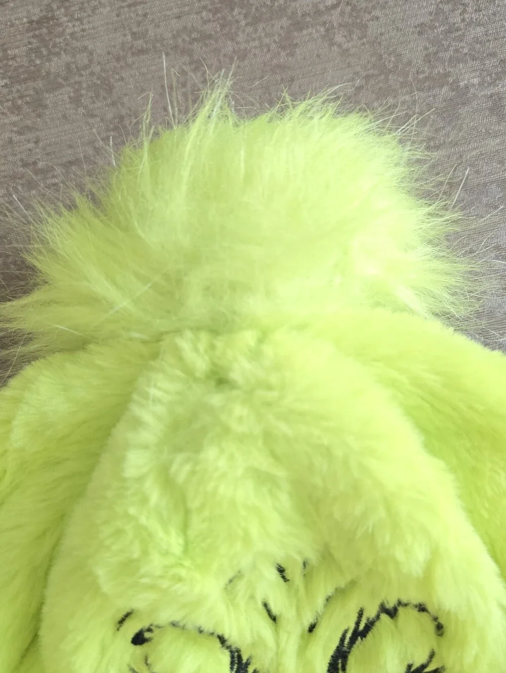 Justice Grinch Beanie Plush Soft Beanie Hat Green Dr. Seuss READ